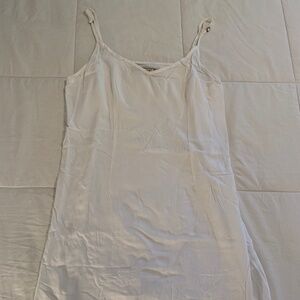 Abercrombie & Fitch White Slip Dress Tank Top | Size S